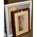 2 FRAMED PRINTS & FRAMED STILL LIFE PAINTING