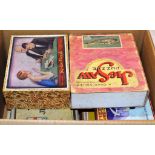 BOX CONTAINING VARIOUS OLD JIGSAW PUZZLES