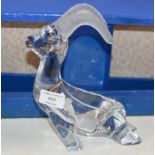 CUT GLASS ANIMAL ORNAMENT