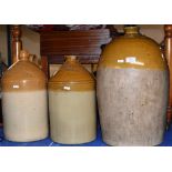 3 VARIOUS LARGE CERAMIC JUGS