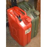 2 METAL JERRY CANS