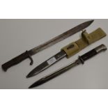 WWI GERMAN BAYONET & 1 OTHER BAYONET