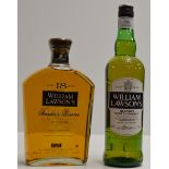 WILLIAM LAWSON'S AGED 18 YEARS FOUNDER'S RESERVE BLENDED SCOTCH WHISKY - 70CL, 43% VOL, TOGETHER