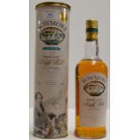 RARE BOWMORE LEGEND OF ST IVES / FIRST EDITION ISLAY SINGLE MALT SCOTCH WHISKY, WITH PRESENTATION