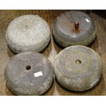 4 CURLING STONES