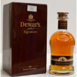 DEWAR'S SIGNATURE BLENDED SCOTCH WHISKY, WITH WOODEN PRESENTATION BOX - 70CL, 43% VOL