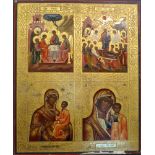 ICONOGRAFO RUSSO ATTIVO ALLA FINE DEL XIX SEC. RUSSIAN ICON