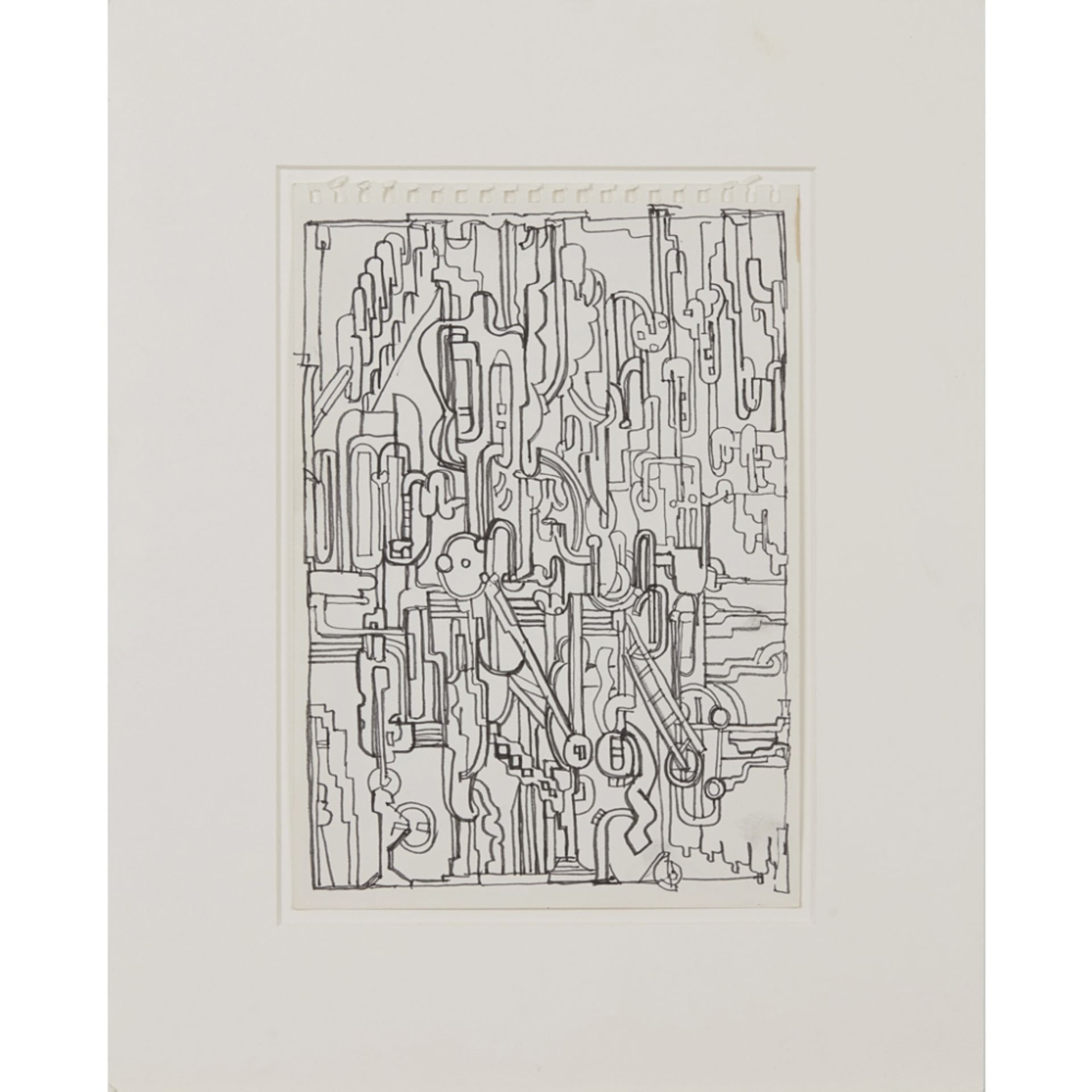 [§] SIR EDUARDO PAOLOZZI K.B.E., R.A., H.R.S.A. (SCOTTISH 1924-2005)FROM THE ARTIST'S SKETCHBOOK - Image 2 of 2