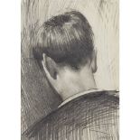 [§] STEPHEN CONROY (SCOTTISH B.1964)HEAD Signed, pencil28cm x 19cm (11in x 7.5in)