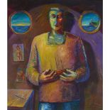 [§] NEIL MACPHERSON R.S.A., R.G.I. (SCOTTISH CONTEMPORARY)THE MARINER Signed, oil on paper82cm x