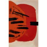 [§] WILHELMINA BARNS-GRAHAM (SCOTTISH 1912-2004)ORANGE AND RED ON PINK Signed and dated 1960-91 in