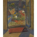 [§] IAIN MACNAB P.R.O.I., R.E. (SCOTTISH 1890-1967)SUMMER GARDEN Signed, oil on canvas60cm x 49cm (