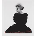 BERT STERN (AMERICAN 1929-2013)MARILYN IN A BLACK DRESS, 1962 A later print with accompanying signed