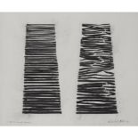 [§] DAVID NASH O.B.E., R.A. (BRITISH B.1945)CRACK AND WARP - '09 Signed, dated '09 and inscribed