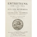 [FELIBIEN, ANDRÉ]ENTRETIENS SUR LES VIES ET SUR LES OUVRAGES DES PLUS EXCELLENS PEINTURES Paris: