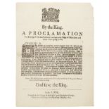 CHARLES IIPROCLAMATIONS ON THE NAVY, NAVIGATION AND TRADE, & CUSTOMS, COMPRISING By the King. A