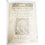 STRABOLA PRIMA PARTE DELLA GEOGRAFIA Venice: Francesco Senese, 1562. Small 4to, later calf gilt,