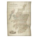 LEWIS, SAMUELA MAP OF SCOTLAND DIVIDED INTO COUNTIES London: S. Lewis &Co., [c.1840?], in 3