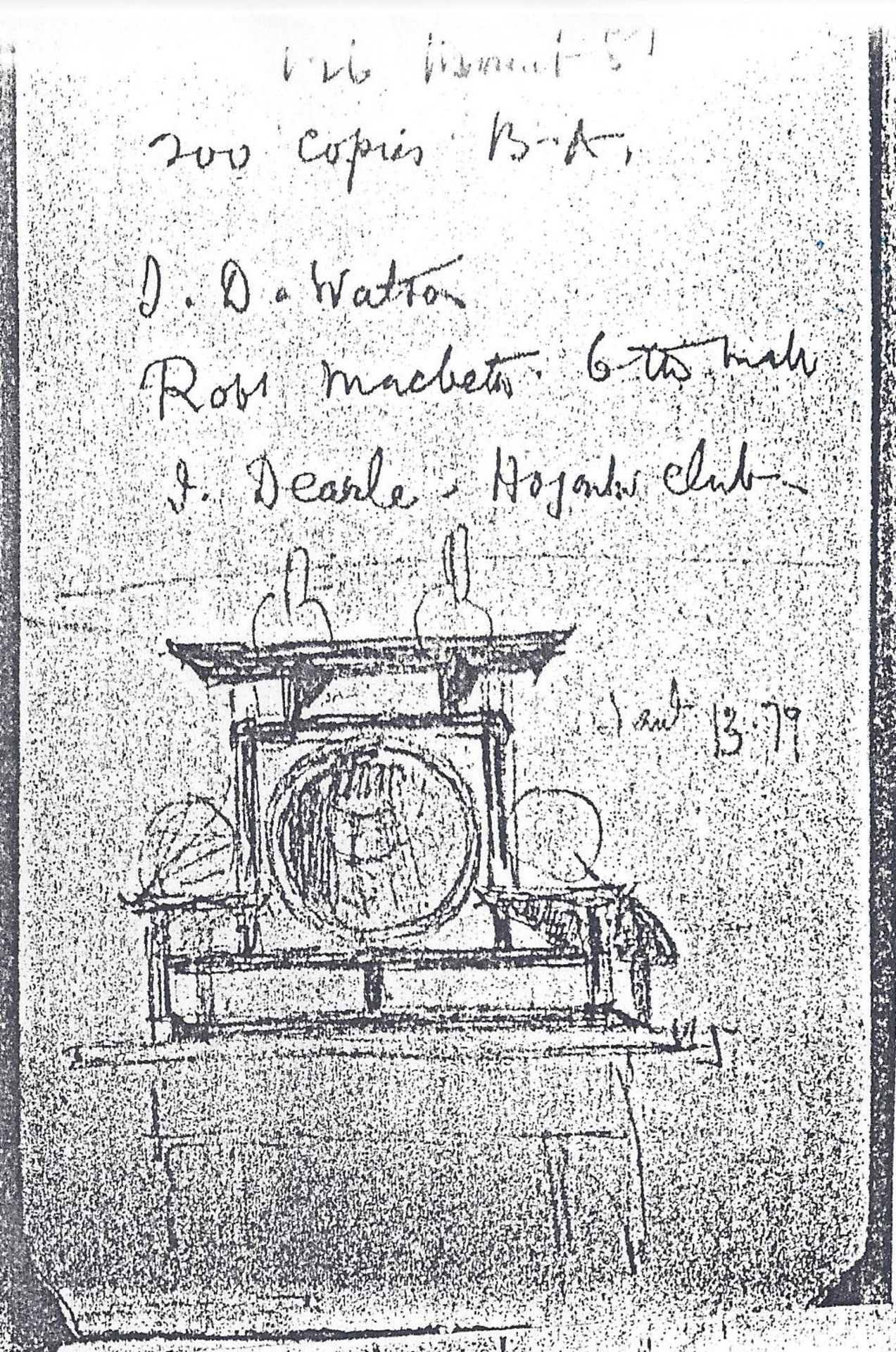 EDWARD WILLIAM GODWIN (1833-1886) FOR WILLIAM WATTAESTHETIC MOVEMENT WALNUT-FRAMED CHIMNEY - Image 7 of 7