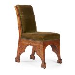 JOHN MOYR SMITH (1839-1912)AESTHETIC MOVEMENT GREEK REVIVAL OAK CHAIR, CIRCA 1880 the original