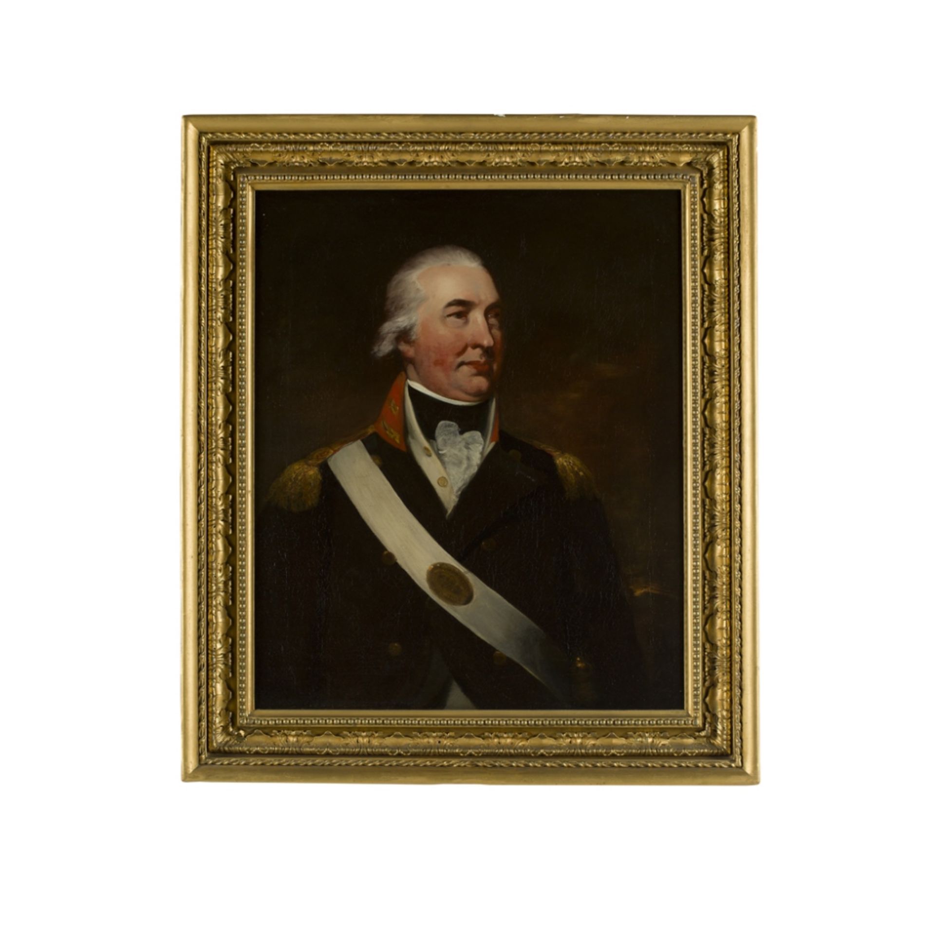 ATTRIBUTED TO SIR WILLIAM BEECHEYHALF-LENGTH PORTRAIT OF COLONEL ALEXANDER DUFF Oil on canvas76cm - Image 2 of 2