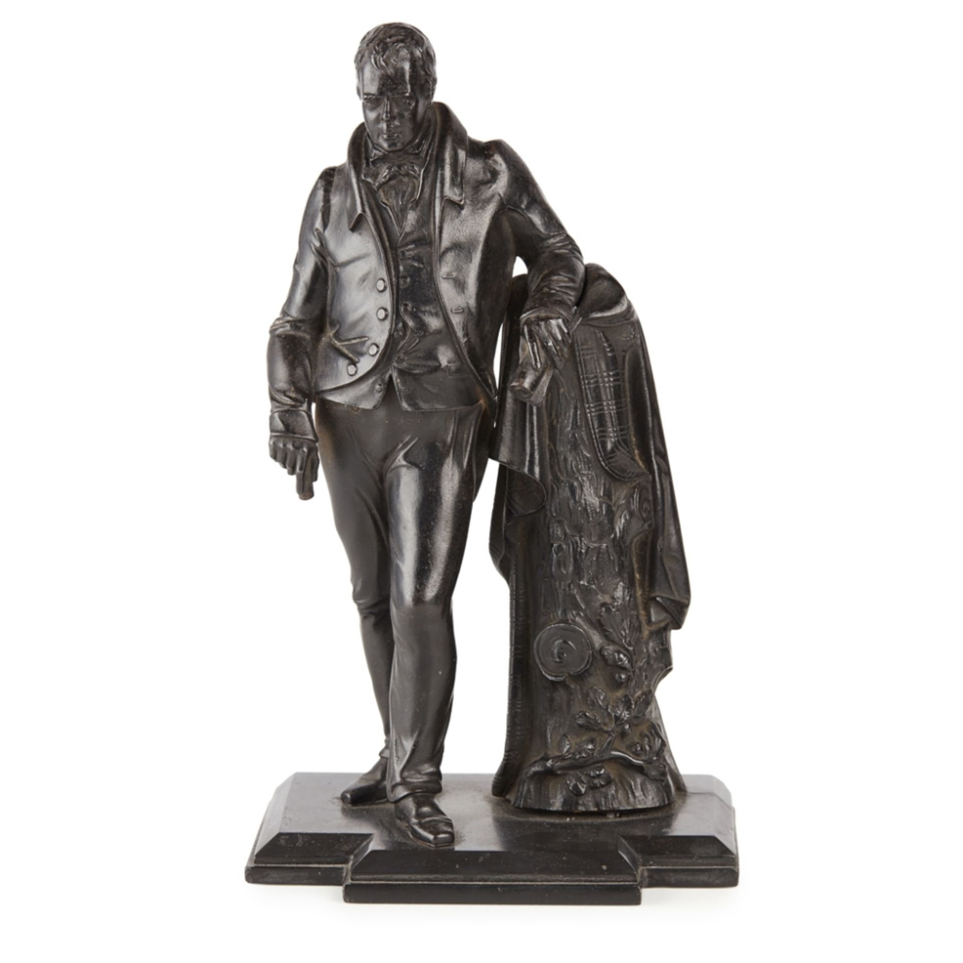 BERLIN IRONWORK FIGURE OF SIR WALTER SCOTTEARLY-MID 19TH CENTURY after a similar model by Johann