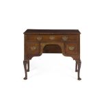 GEORGE II MAHOGANY LOWBOY2ND QUARTER 18TH CENTURY the rectangular top over a long frieze drawer