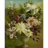 [§] MARY FEDDEN O.B.E. (BRITISH, 1915-2012)SPRING FLOWERS, 1947 signed and dated (lower left), oil