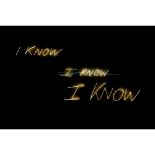 [§] TRACEY EMIN C.B.E., R.A. (BRITISH, B.1963)I KNOW, I KNOW, I KNOW, 2007 1/3, from an edition of