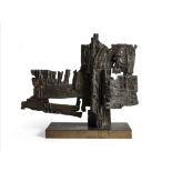 [§] PIERO CATTANEO (ITALIAN, 1929-2003)UNTITLED , 1975 signed and dated, bronze54.5cm across, 46cm