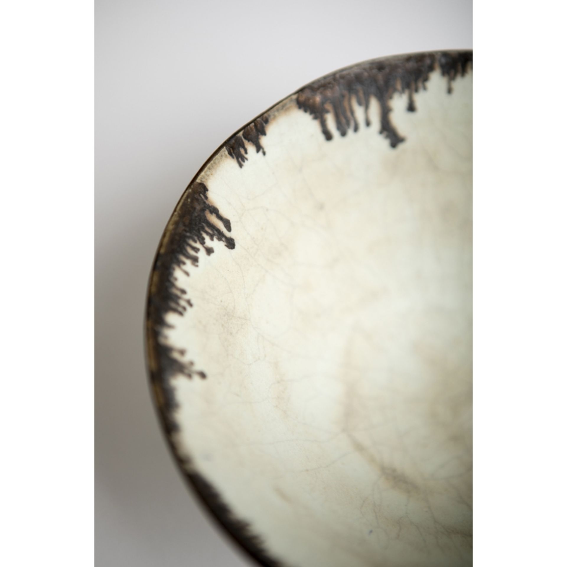 [§] LUCIE RIE D.B.E. (BRITISH, 1902-1995)CONICAL BOWL, CIRCA 1980 impressed artist's seal, - Image 4 of 5