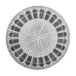 PIERO FORNASETTI (ITALIAN, 1913-1988)'ARCHITETTURA' TABLE TOP, ORIGINALLY DESIGNED CIRCA 1955