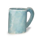 [§] EMMANUEL COOPER O.B.E. (BRITISH, 1938-2012)JUG partially impressed maker's mark, turquoise