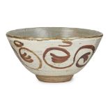 [§] HENRY HAMMOND (BRITISH, 1914-1989)BOWL impressed artist's mark, painted decoration in brown on