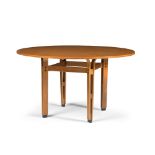 ICO PARISI (ITALIAN, 1916-1996) FOR MOBILI ITALIANA MODERNI'OLBIA' TABLE circular wooden top, curved