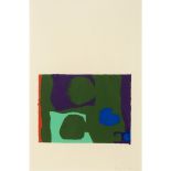 [§] PATRICK HERON C.B.E. (BRITISH, 1920-1999)TWO GREENS WITH VIOLET AND BLUE: 1967 from 'The