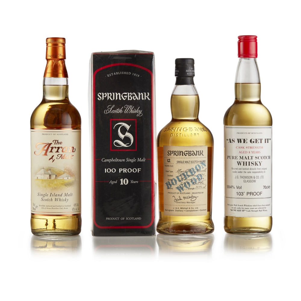 SPRINGBANK 1991 12 YEAR OLD one of 5986 bottles, with carton, 70cl/ 58.5%; together with a