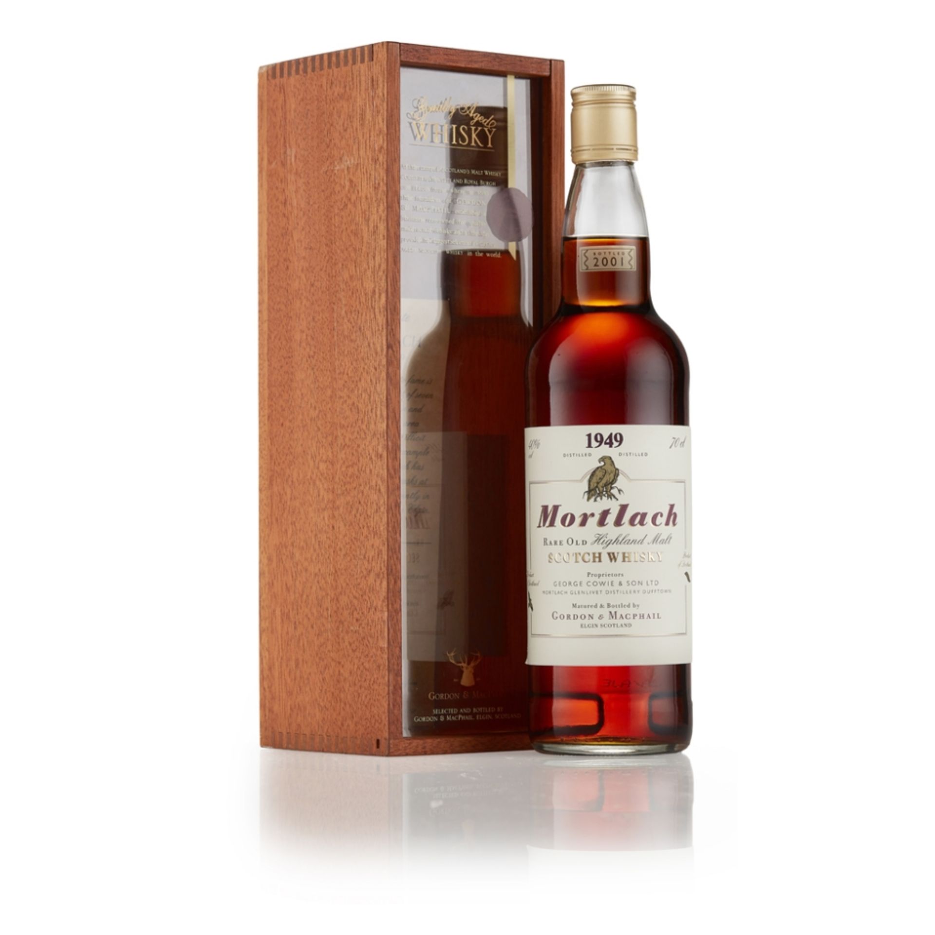 MORTLACH 1949 - GORDON & MACPHAIL'S bottled in 2001, with presentation case and certificate of - Image 3 of 3