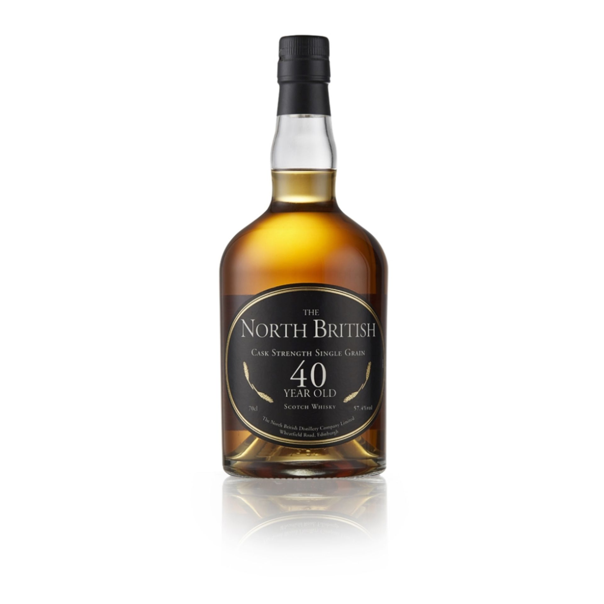 THE NORTH BRITISH 40 YEAR OLD SINGLE GRAIN bottled at cask strength 70cl/ 57.4%