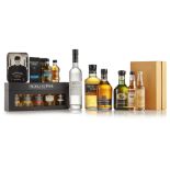 A COLLECTION OF MINIATURES to include Glenmorangie and Highland Park cased sets, together with