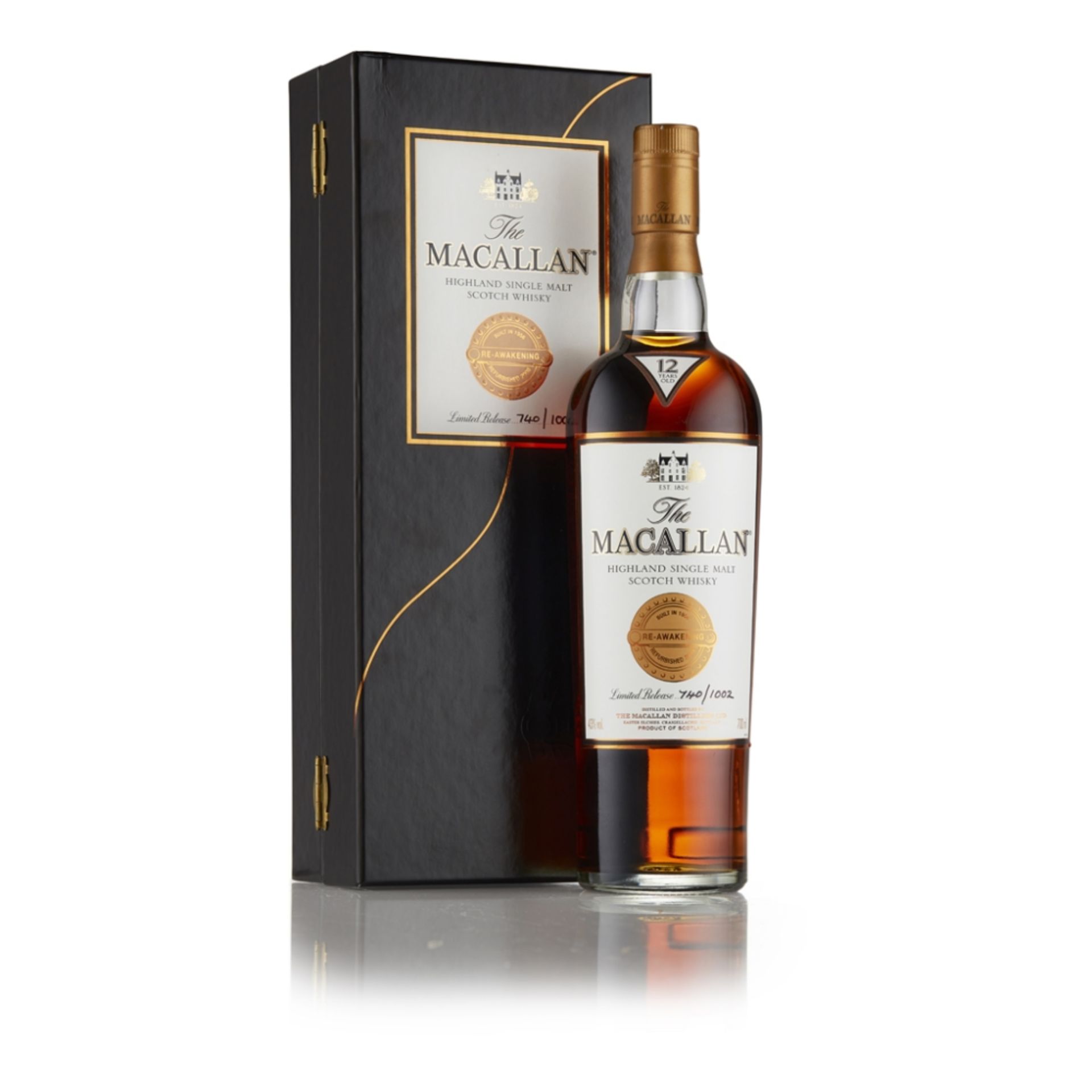 THE MACALLAN RE-AWAKENING 12 YEAR OLD number 740 of 1002, bottled in 2009 to commemorate the - Image 3 of 3