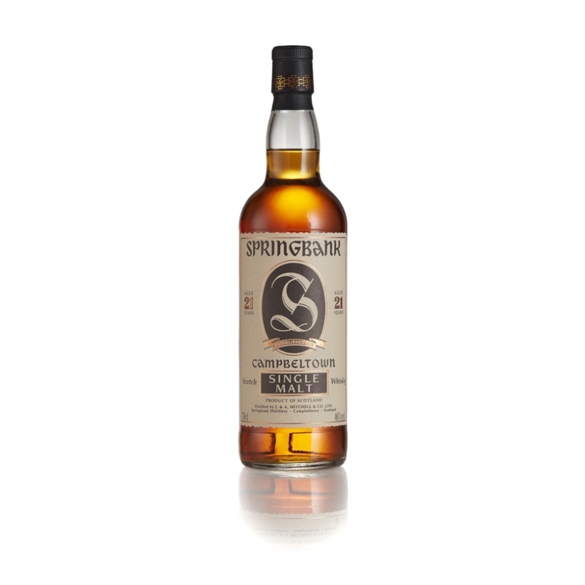 SPRINGBANK 21 YEAR OLD with carton 70cl/ 46%