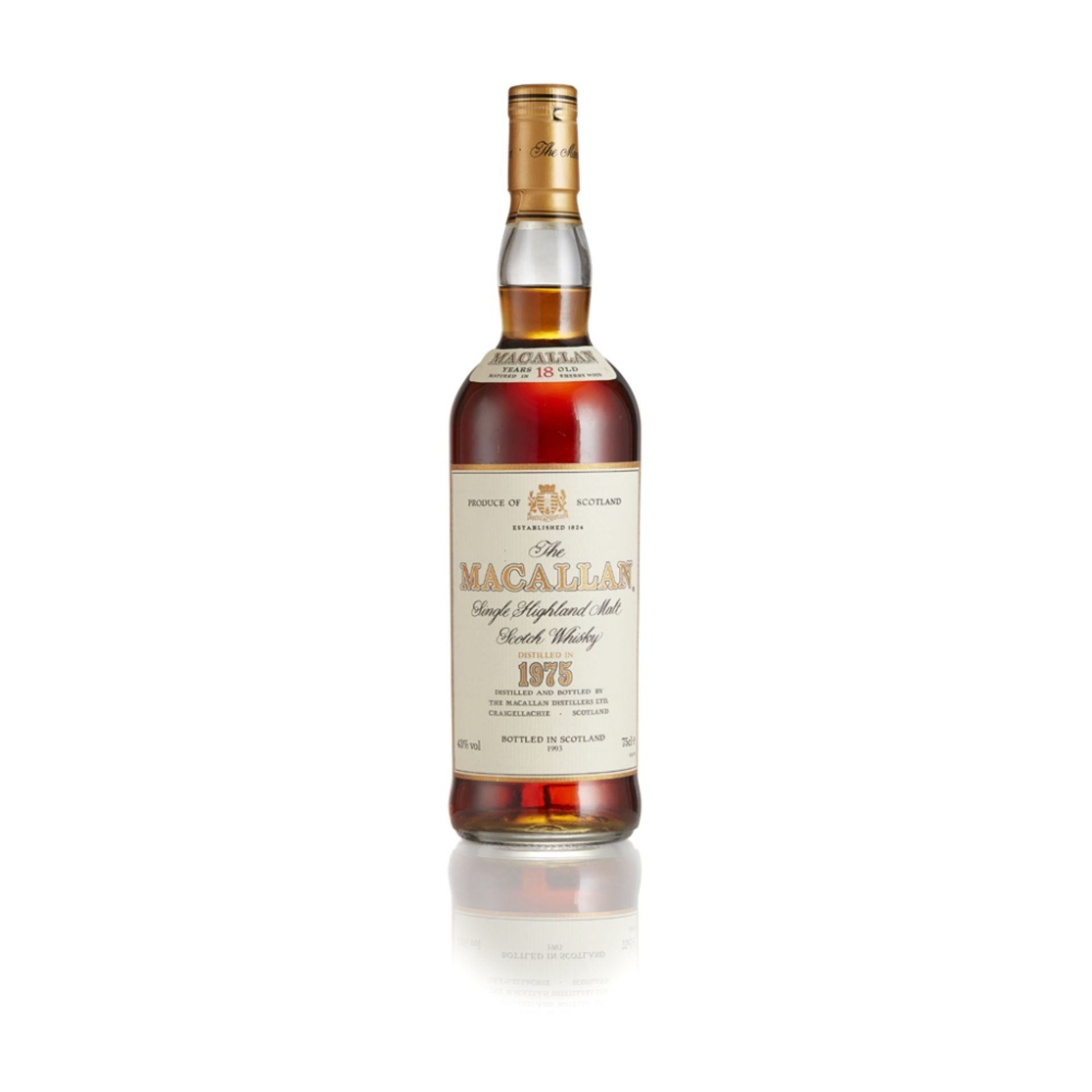 MACALLAN 1975 18 YEAR OLD with carton 75cl/ 43% Note: The Macallan brand is often described as the