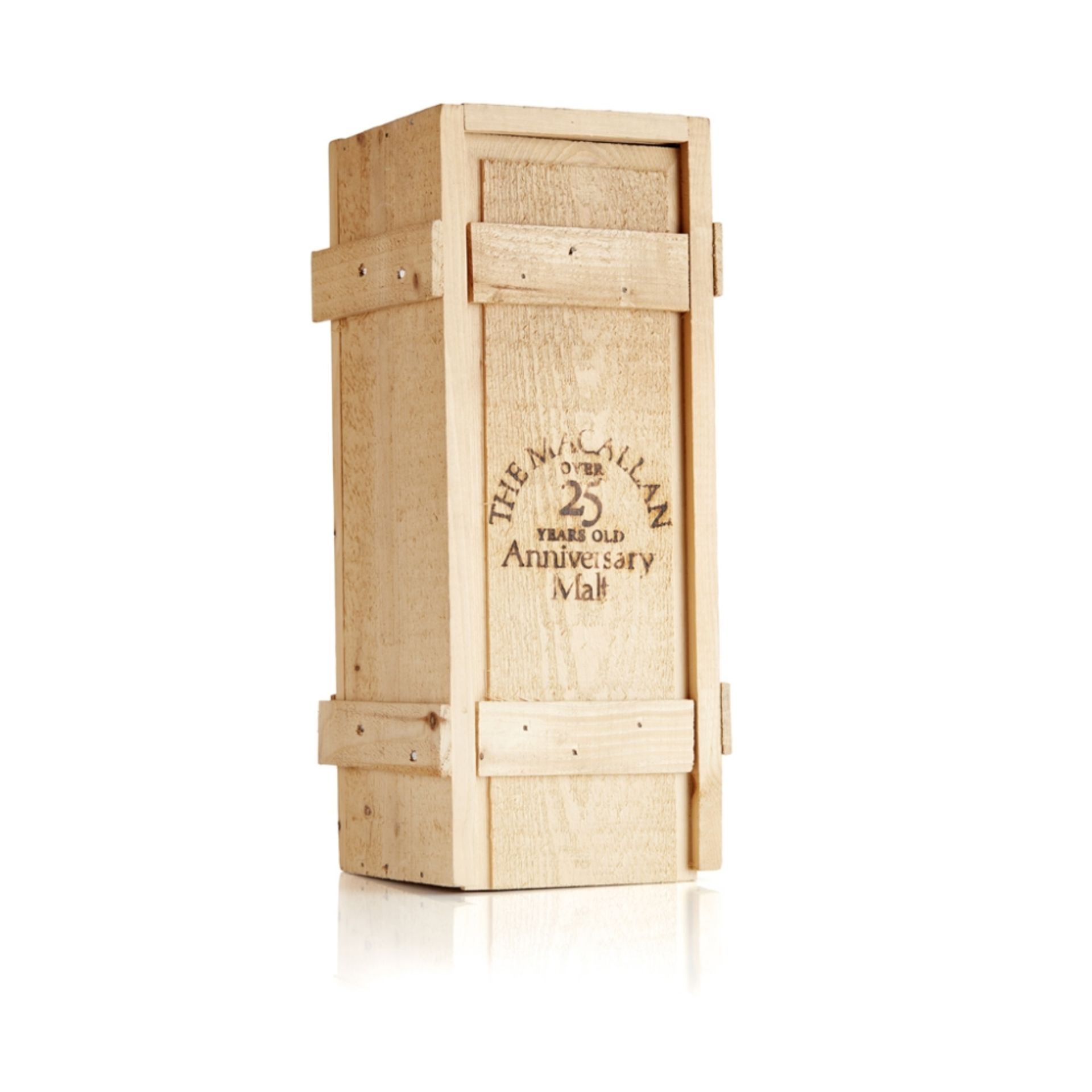 THE MACALLAN 1965 25 YEAR OLD ANNIVERSARY MALT with wooden presentation case 75cl/ 43% Note: The - Image 4 of 4