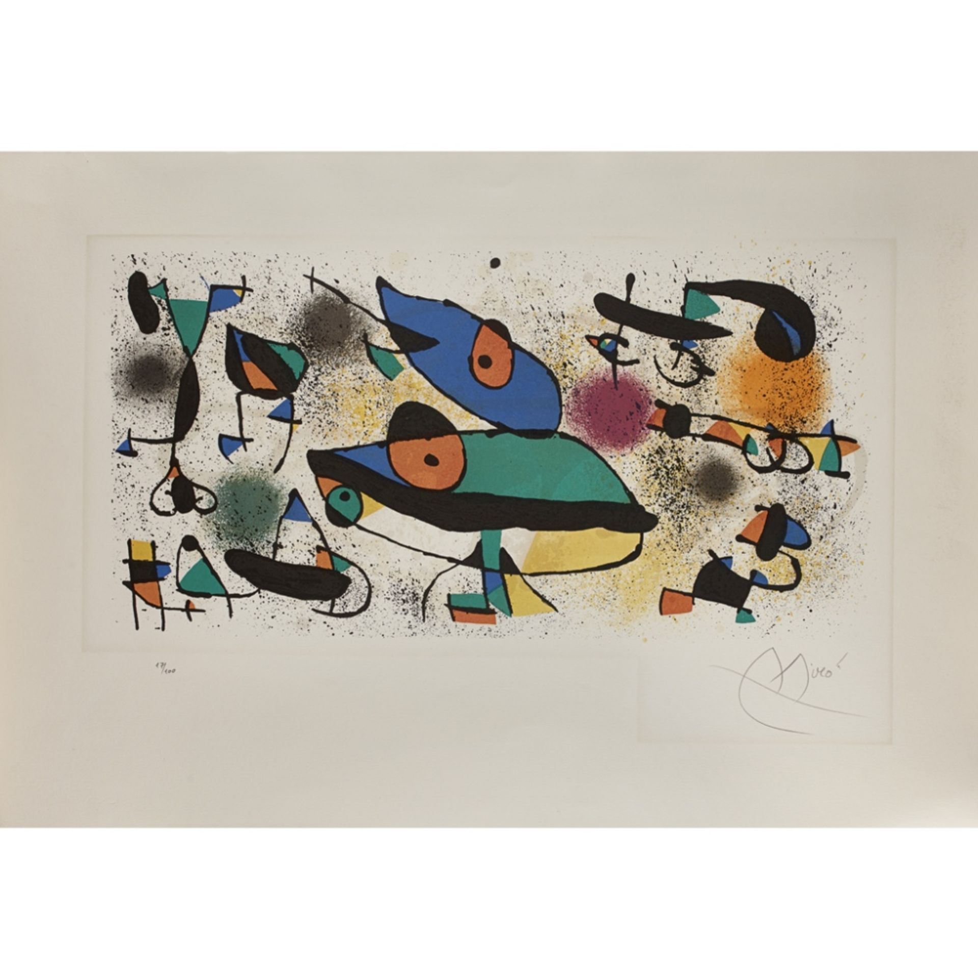 [§] JOAN MIRÓ (SPANISH 1893-1983)SCULPTURES II - 1974 Signed and numbered 17/100 in pencil,