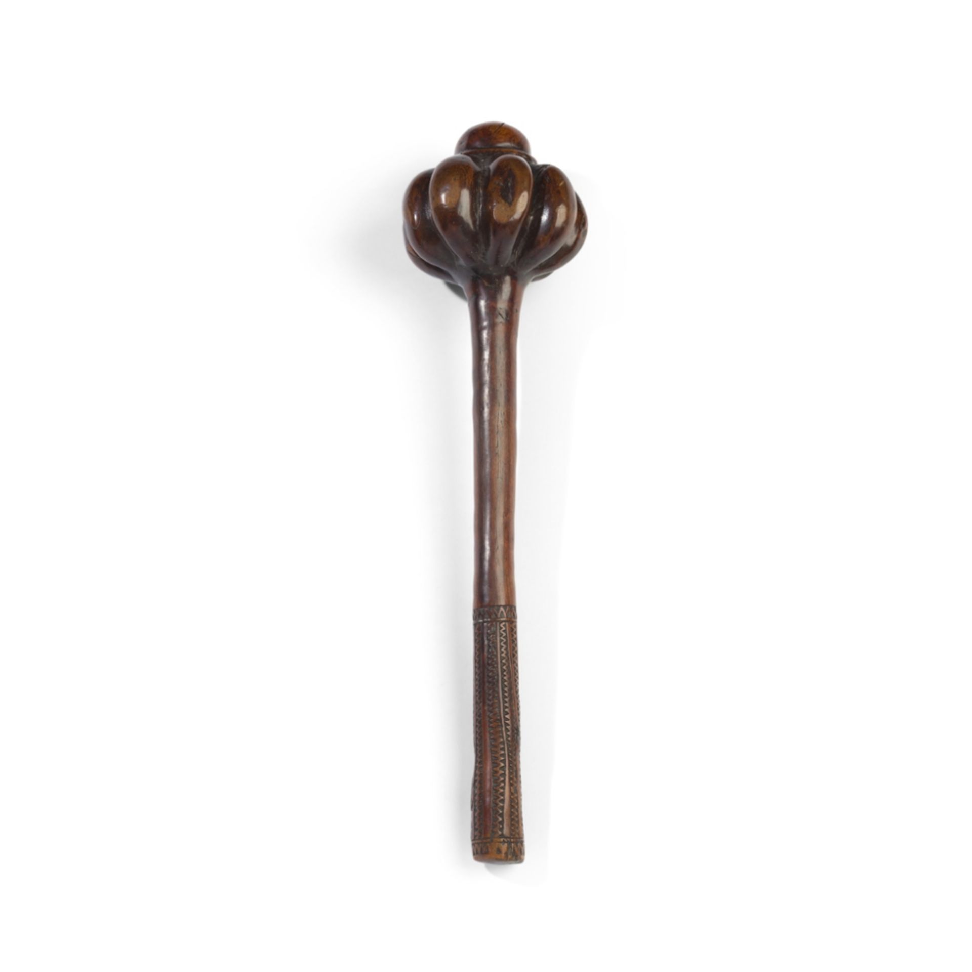 FIJIAN THROWING CLUB, ULA TAVATAVA19TH CENTURY, FIJI carved wood, with an incised geometrical design