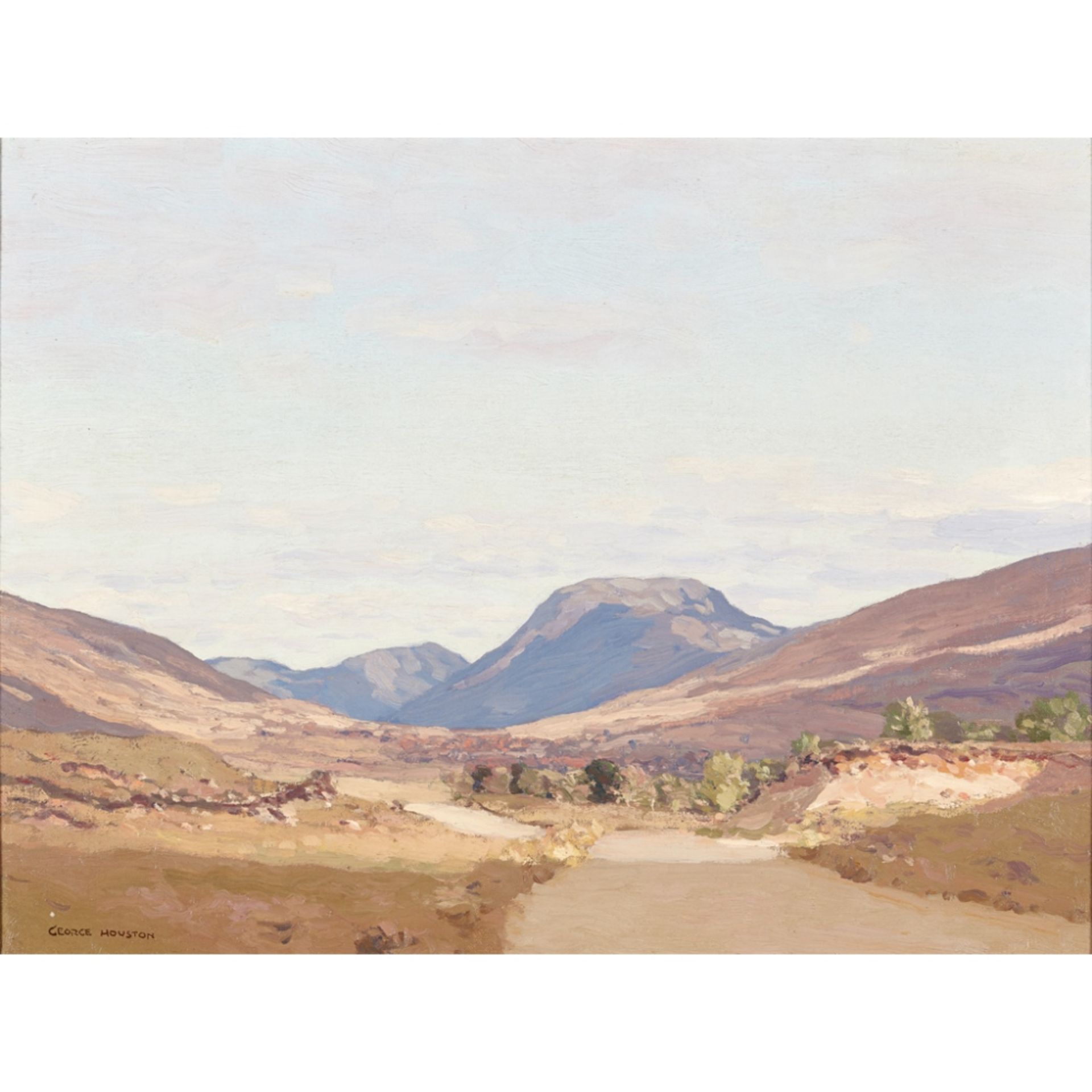 GEORGE HOUSTON R.S.A., R.S.W., R.I. (SCOTTISH 1869-1947)GLEN STRAE Signed, oil on canvas46cm x 61cm