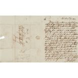 INVERESRAGAN, ARGYLL AND BUTE5 AUTOGRAPH LETTERS , 2 FROM ROBERT HUNTER TO COLIN CAMPBELL of