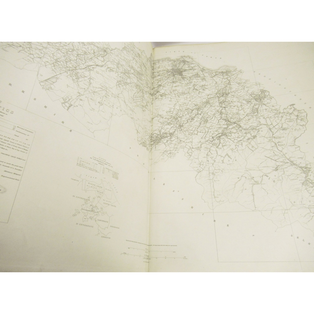 ORDNANCE SURVEY OF EDINBURGHSHIREFINELY BOUND SIX INCH FIRST EDITION MAP OF THE EDINBURGH AREA - Image 4 of 5