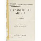 ADMIRALITY WAR STAFF INTELLIGENCE DIVISIONA HANDBOOK OF ARABIA [London:] The Admiralty War Office,